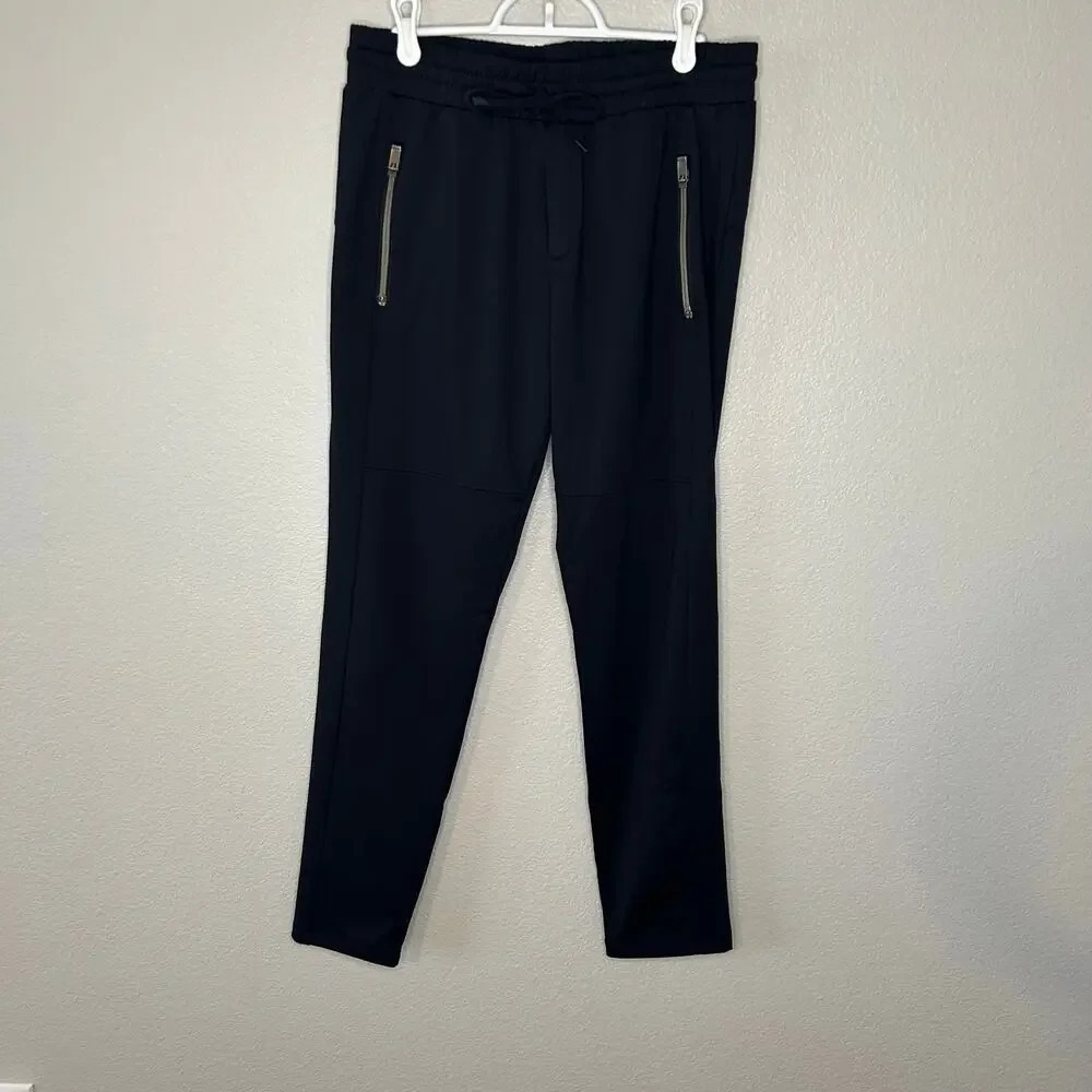 Athleta Hilltop joggers black elastic waist size S